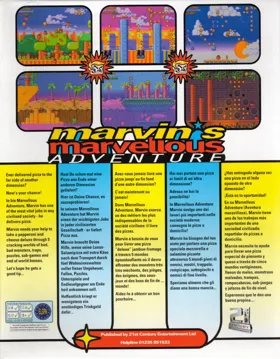 Marvin's Marvellous Adventure (AGA)_Disk4 box cover back